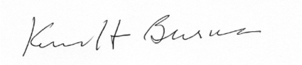 Kennett Burnes signature