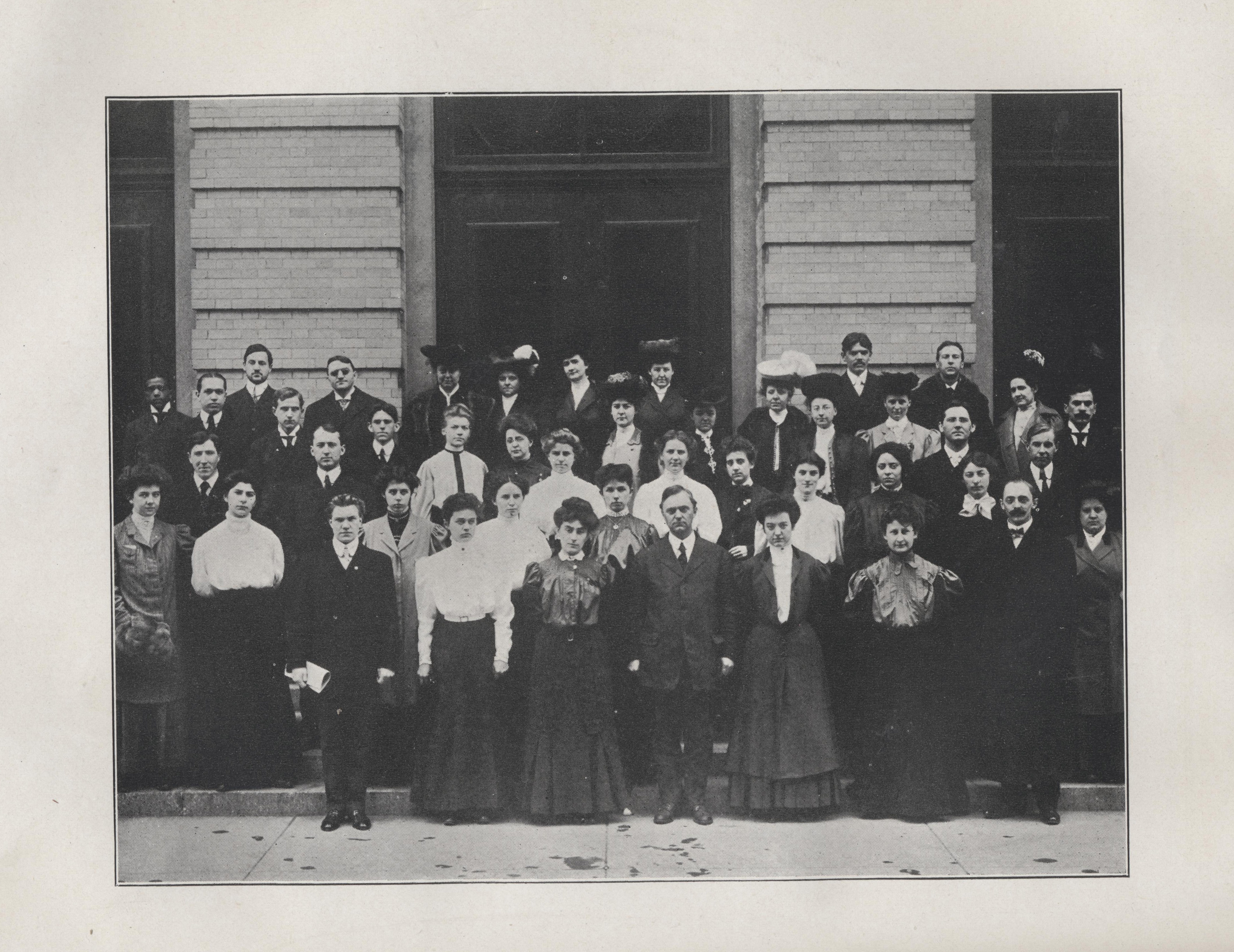 Class of 1906 with Florence Price (2nd row from bottom, right side)