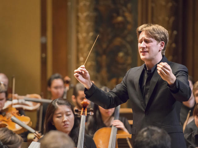 Joshua Weilerstein conducts the N E C Philharmonia