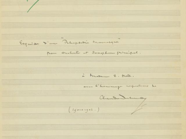 Title of Debussy Page