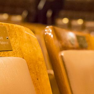 Abstract of seats in Jordan Hall