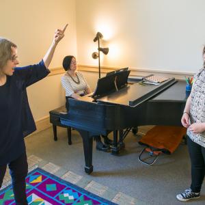 Soprano Lisa Saffer teaches in her studio