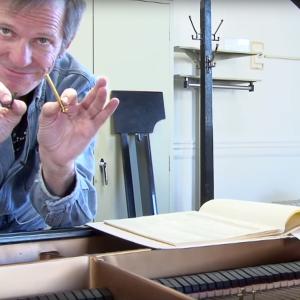 Steve Drury demonstrates how to prepare a piano